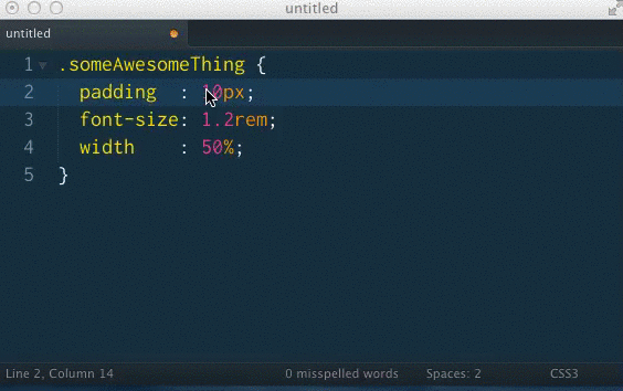 incement:decrement